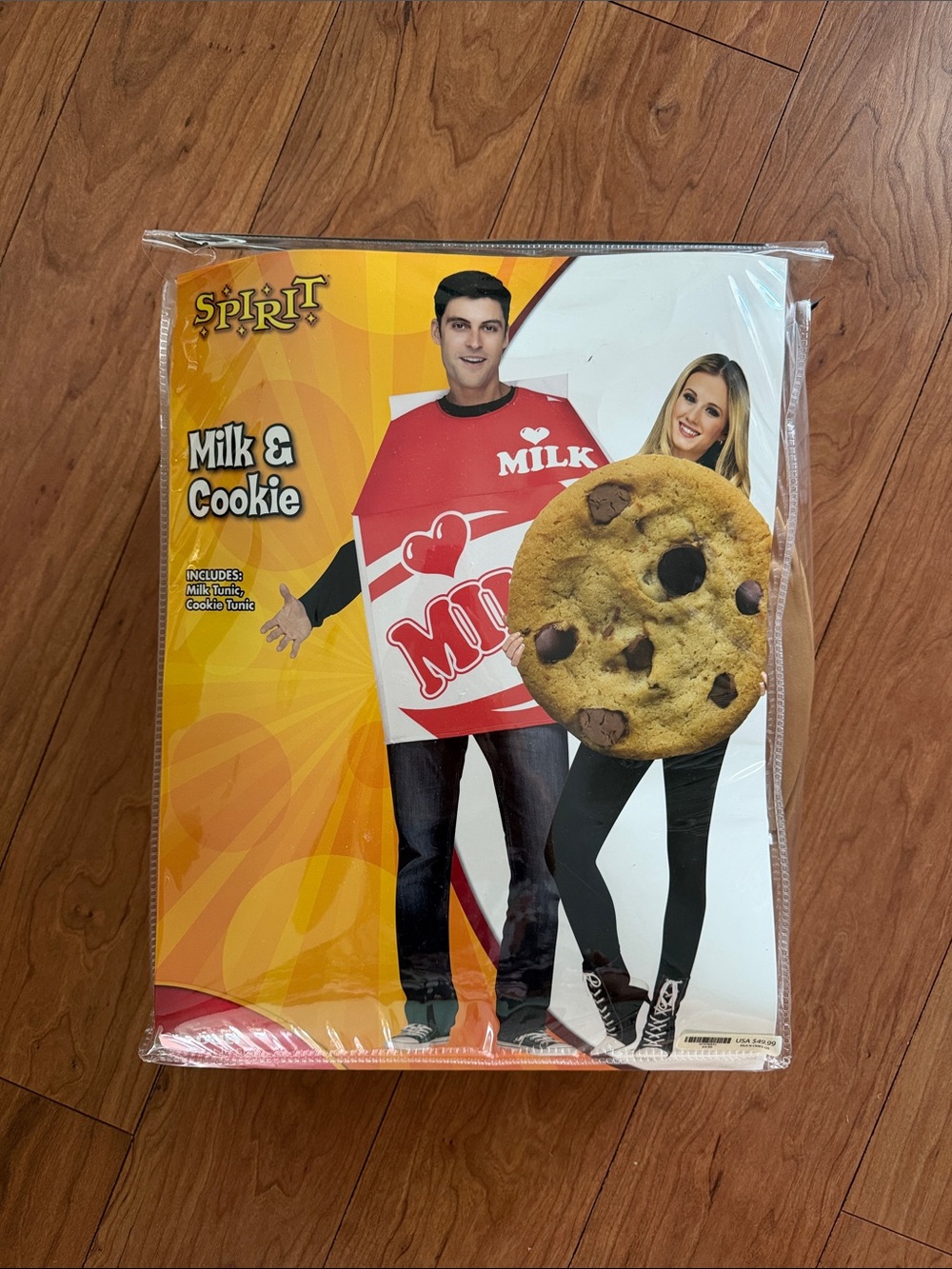 Spirit Milk & Cookie Couples Costume - Red & Brown